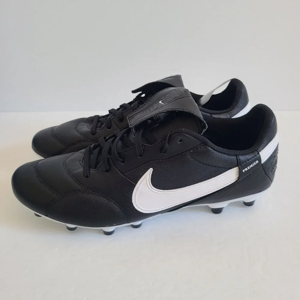 NEW Nike Premier III 3 FG Soccer Cleats AT5889-010 Size 8.5 Black - Picture 1 of 7